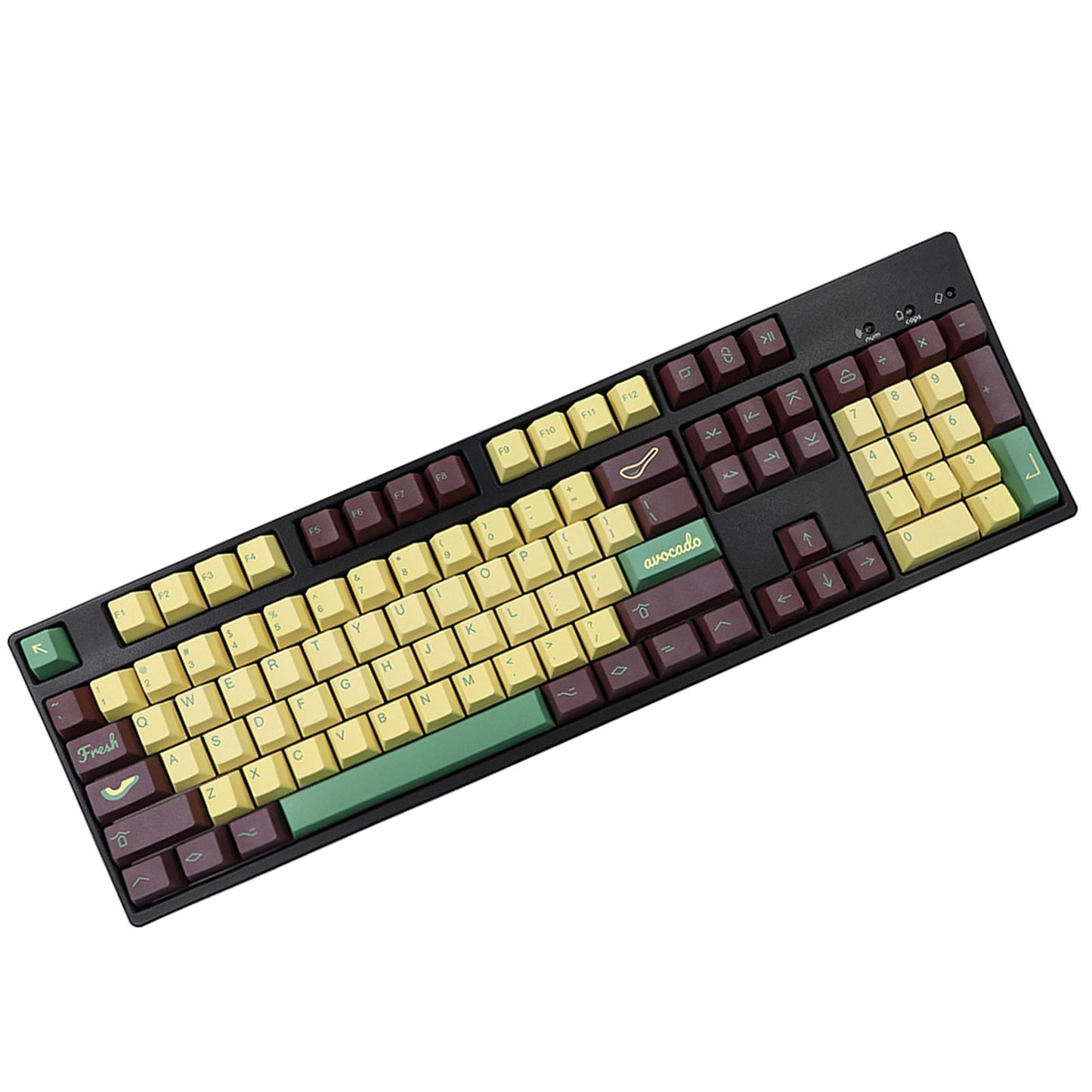 135-key Avocado style DYE-Sub PBT Keycaps Set for Most Mechanical Keyboards