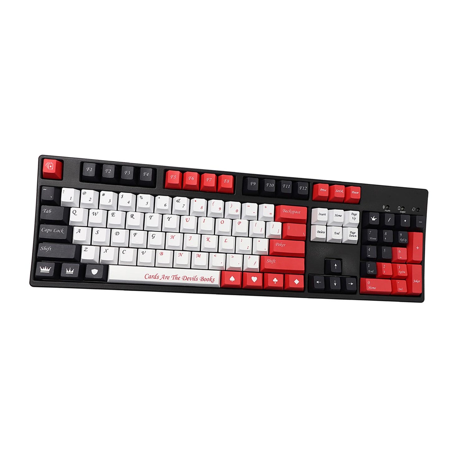 135-Key PBT Poker theme Keycaps for Cherry 61 64 68 72 98 keys Only Keycaps