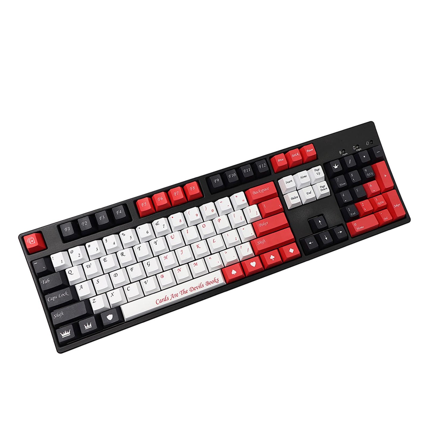135-Key PBT Poker theme Keycaps for Cherry 61 64 68 72 98 keys Only Keycaps
