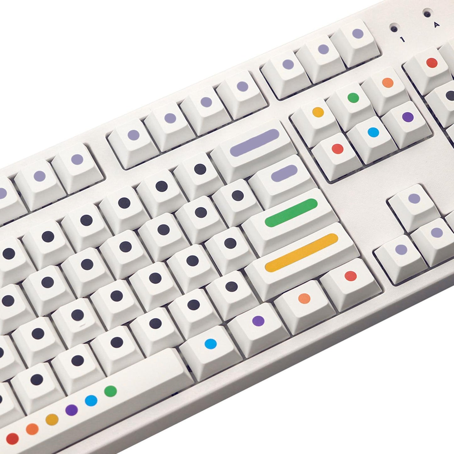 136 Key Mechanical Switch Keyboard Keycaps PBT Keycaps Dustproof White