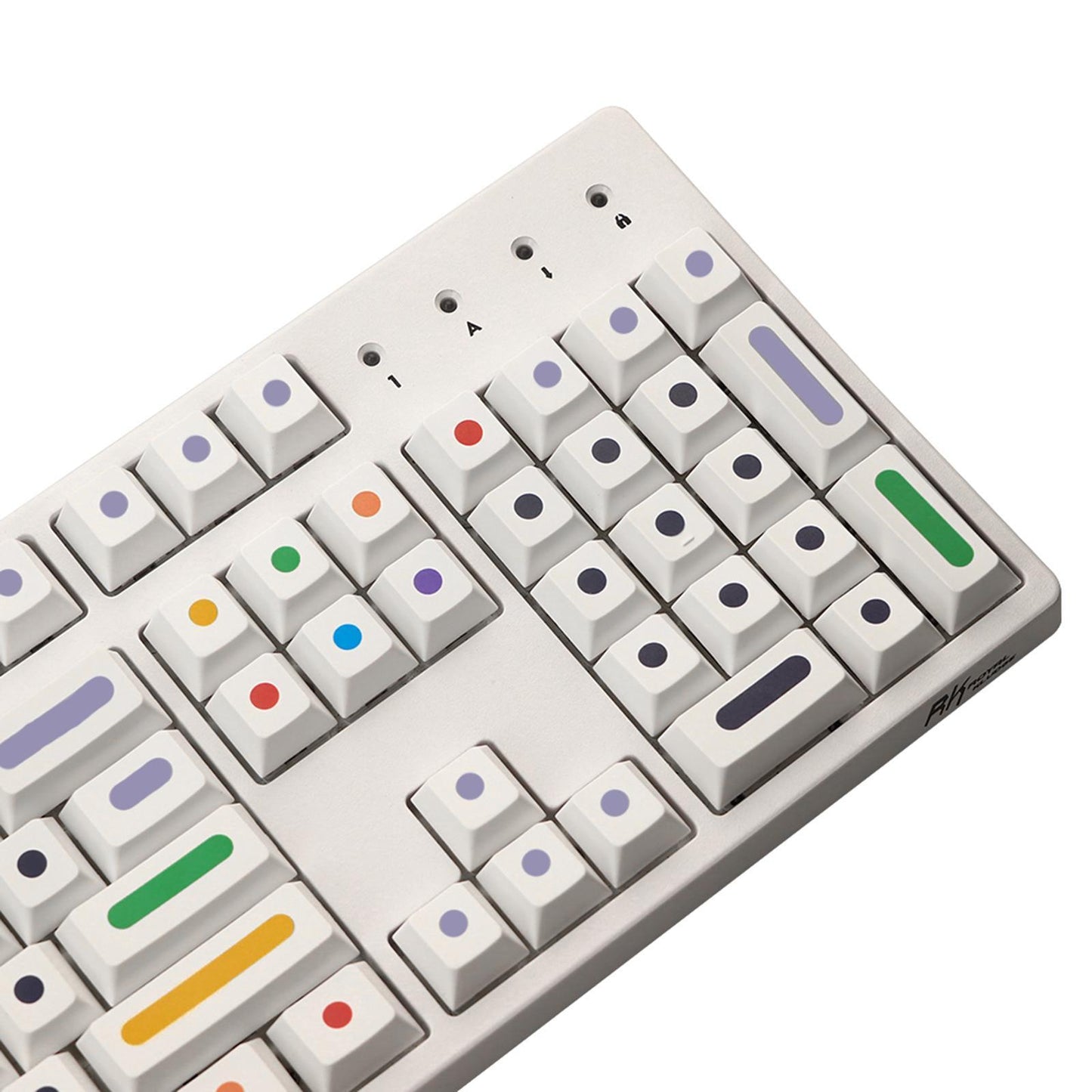 136 Key Mechanical Switch Keyboard Keycaps PBT Keycaps Dustproof White