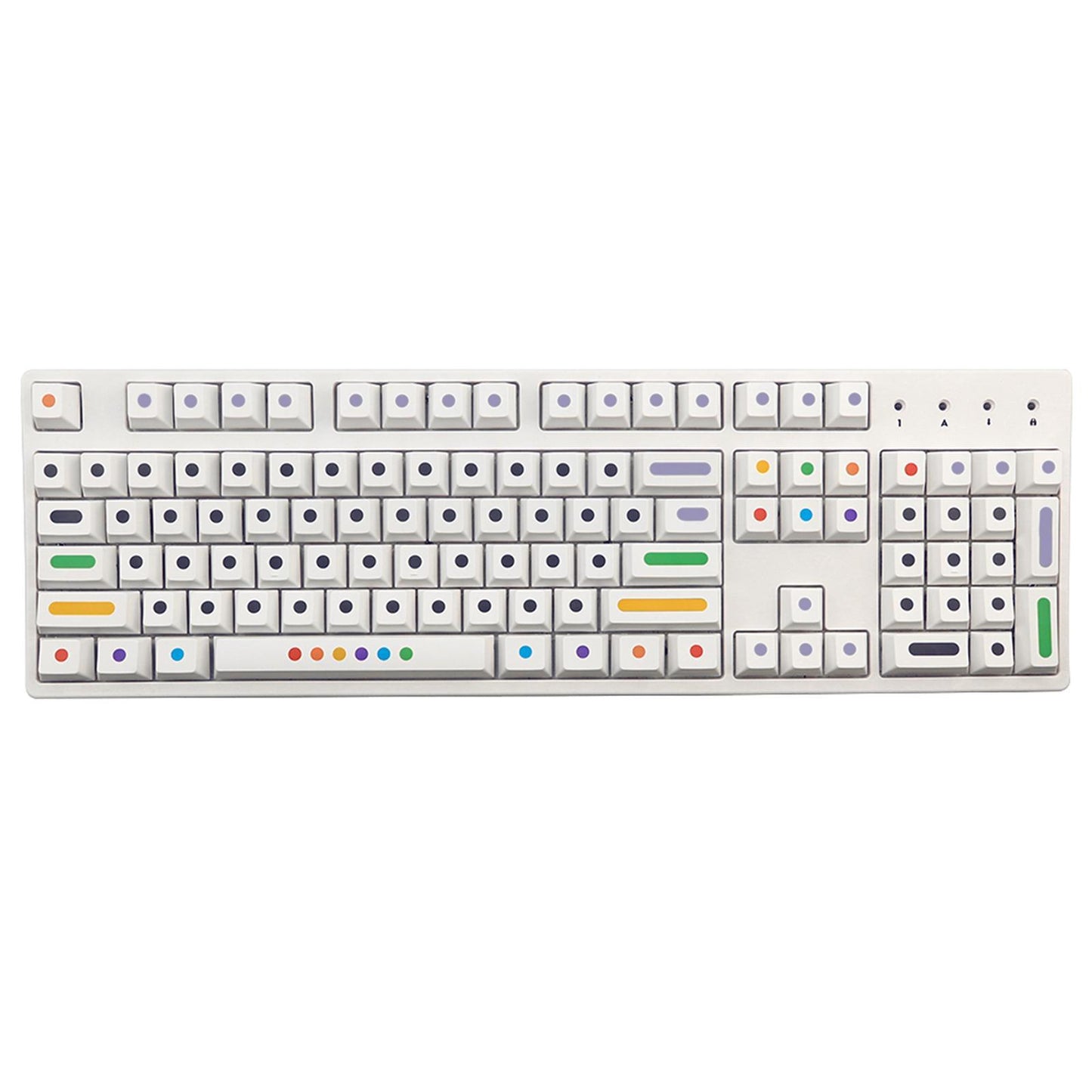 136 Key Mechanical Switch Keyboard Keycaps PBT Keycaps Dustproof White