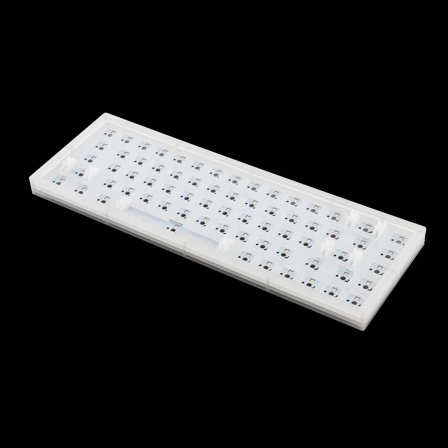 Layout Acrylic Transparent Case DIY Kit 68 Keys Mechanical Keyboard Hot Swap
