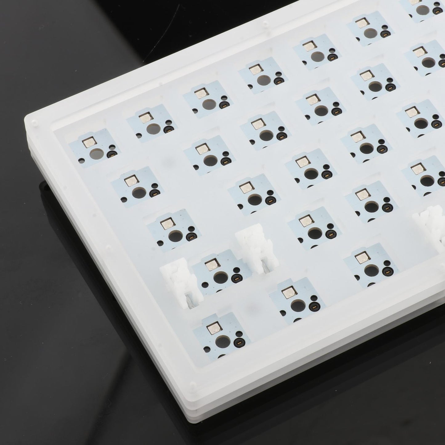 Layout Acrylic Transparent Case DIY Kit 68 Keys Mechanical Keyboard Hot Swap