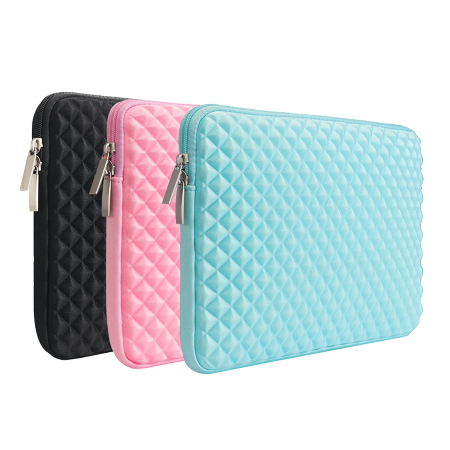 Laptop Sleeve Computer Neoprene Bag Cover With Small Case Blue 13inch