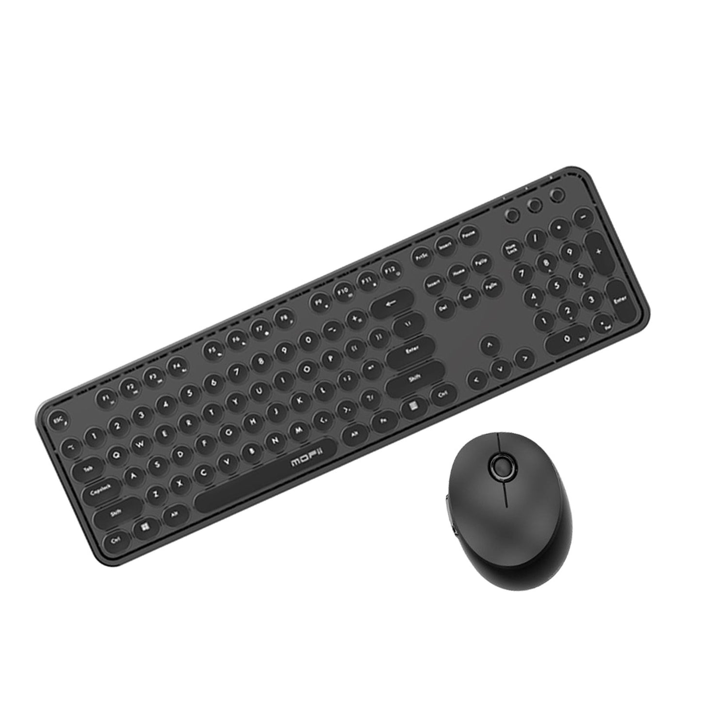 Mini Wireless 2.4G Keyboard with Mouse Combo with Number Pad Black