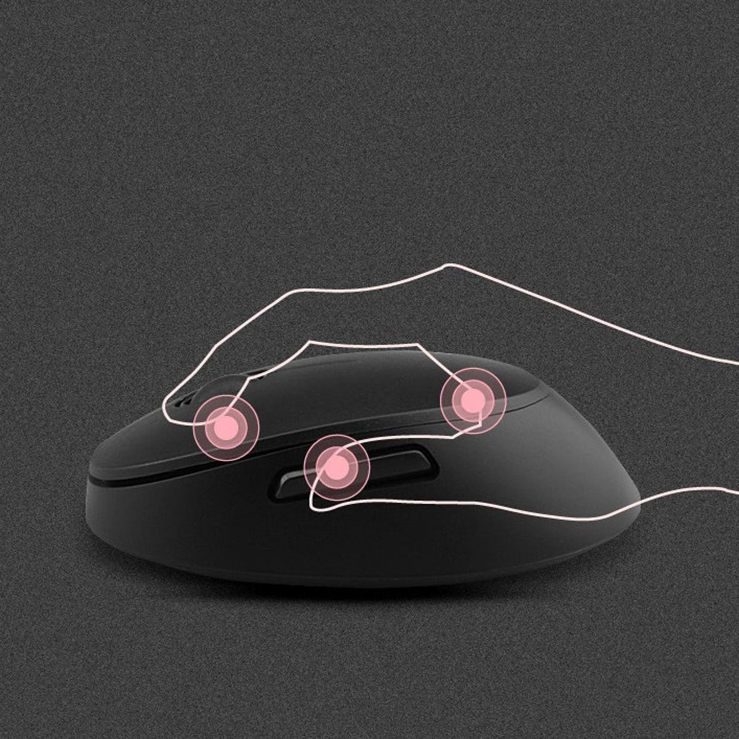 Mini Wireless 2.4G Keyboard with Mouse Combo with Number Pad White Green