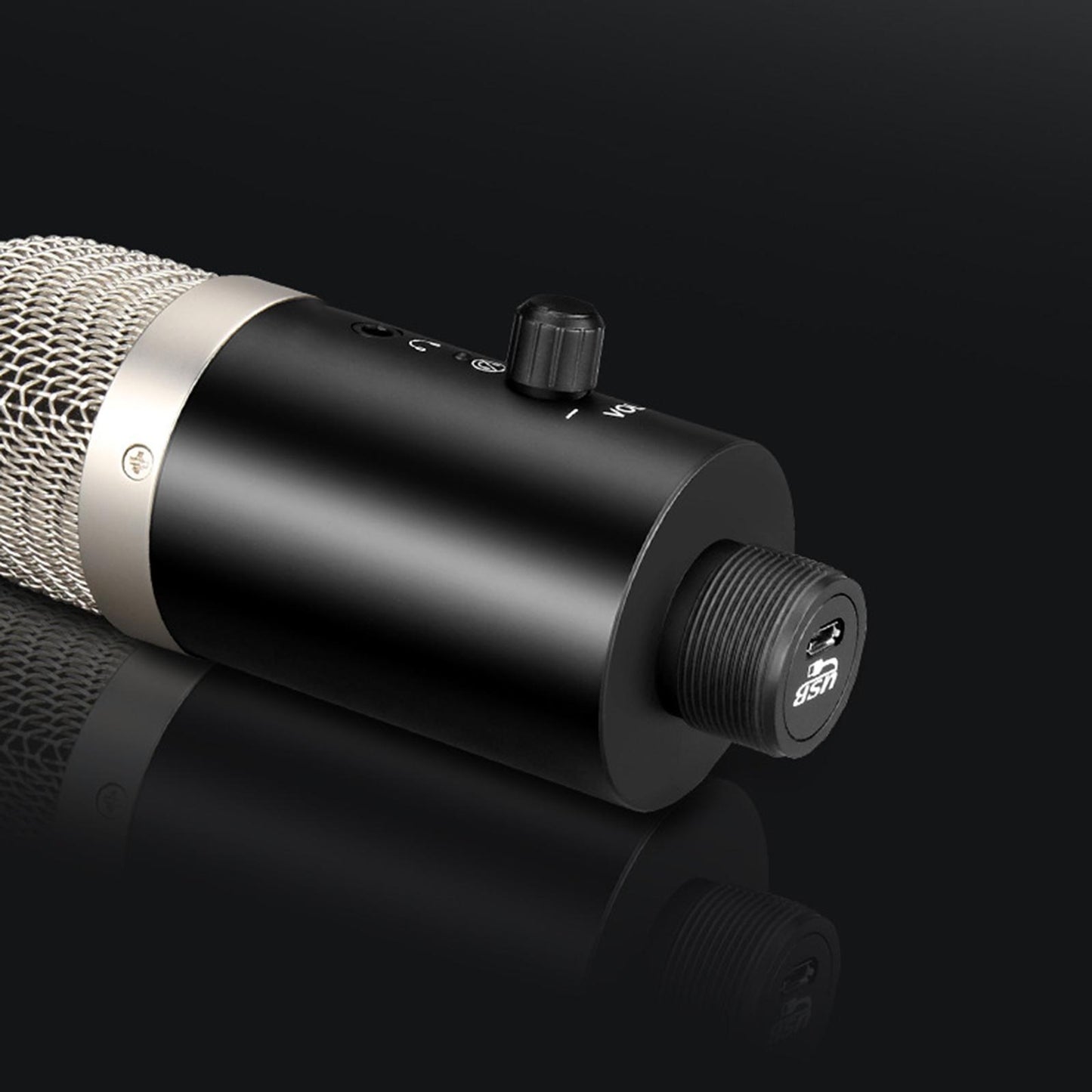 USB Computer Microphone for Laptop Desktop Recording Gaming Streaming Mic