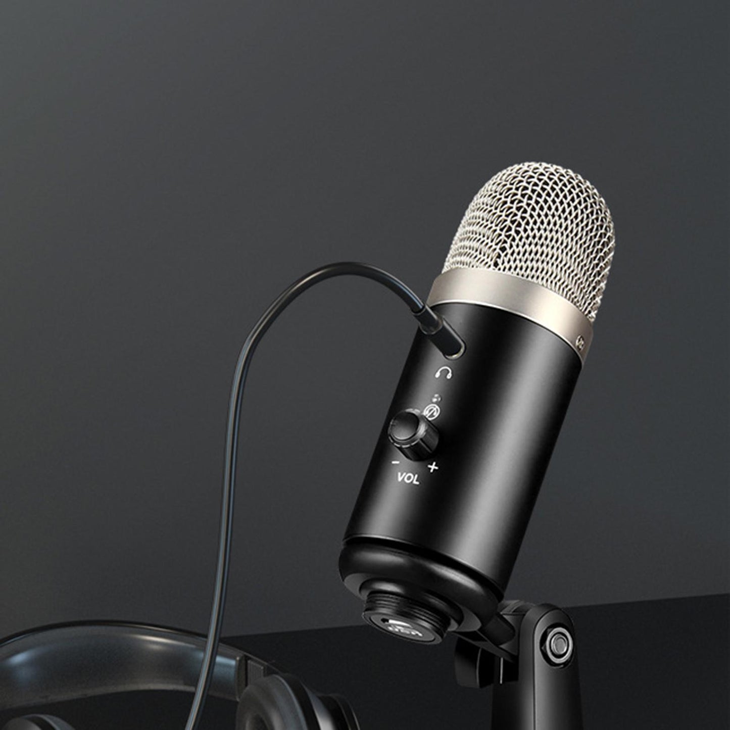 USB Computer Microphone for Laptop Desktop Recording Gaming Streaming Mic