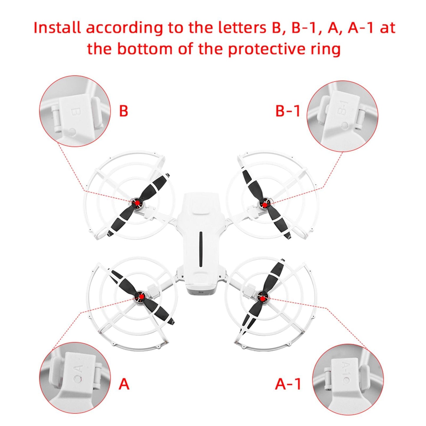 4x Propeller Guard Cover Protector for FIMI X8 MINI Drone Accessories