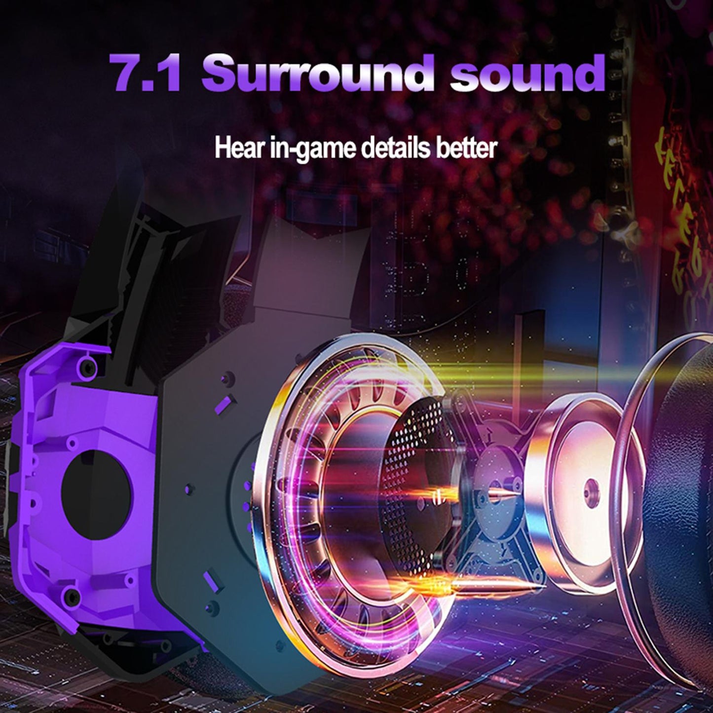 G9000MAX Gaming Headset Headphones Earphone w/ Noise Cancelling Mic for PS4