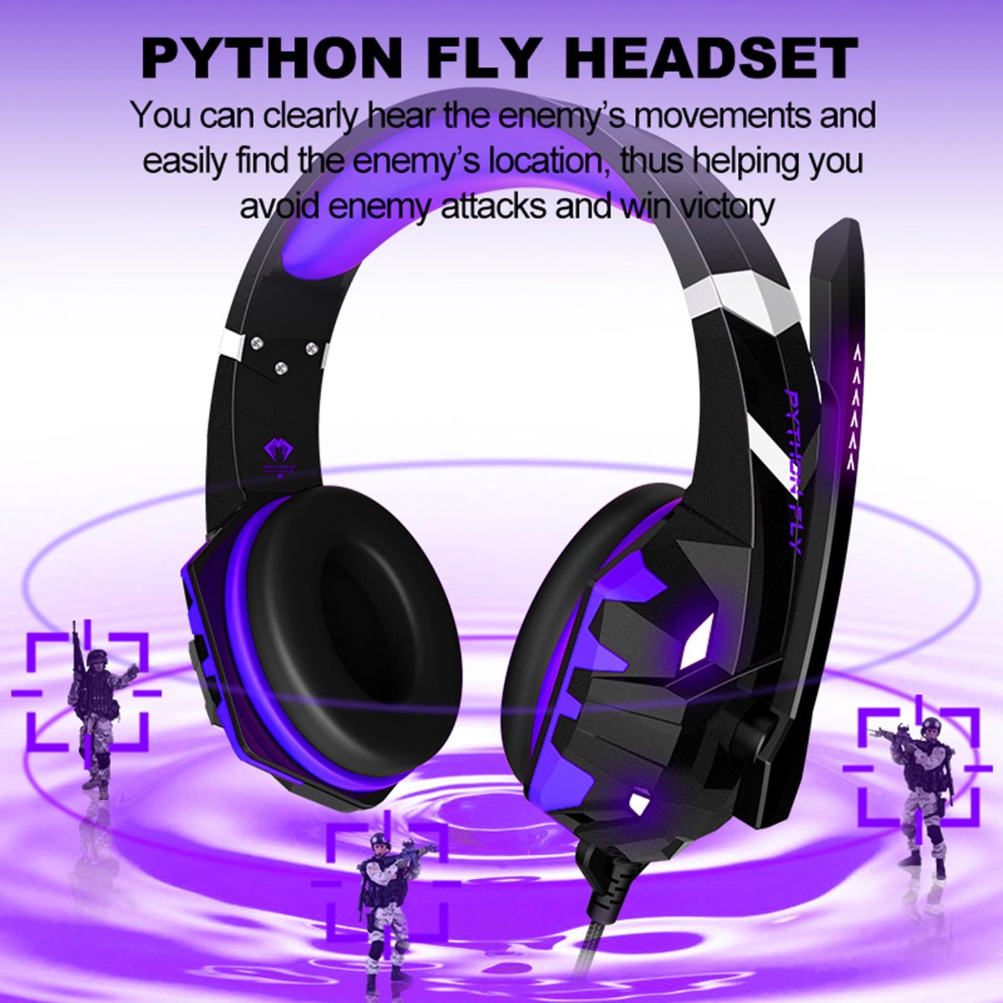 G9000MAX Gaming Headset Headphones Earphone w/ Noise Cancelling Mic for PS4