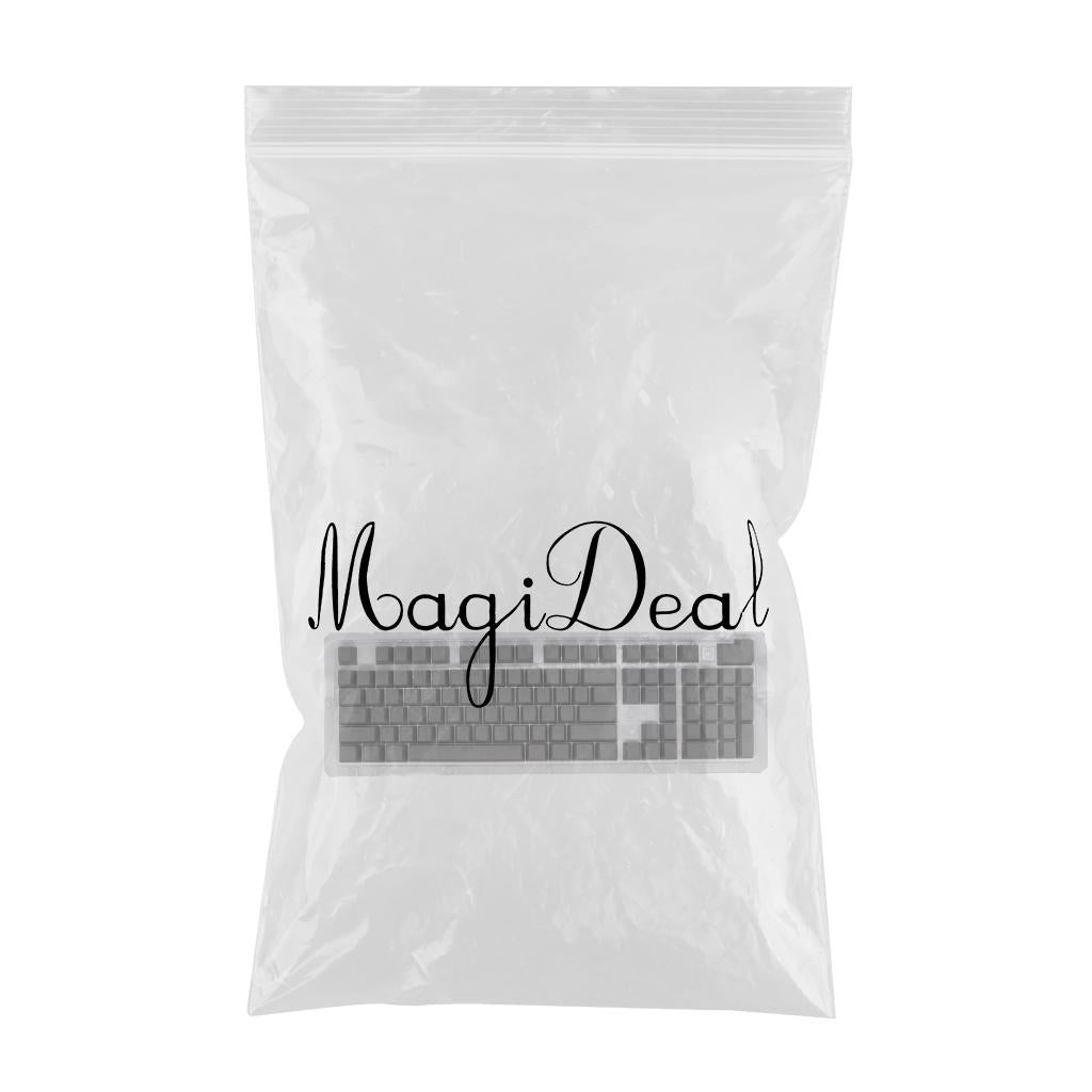 DIY PBT 104 Keys Keycaps for 61 64 72 98 Gaming Mechanical Keyboard Grey