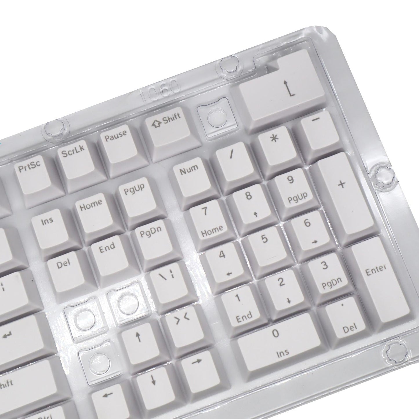 DIY PBT 104 Keys Keycaps for 61 64 72 98 Gaming Mechanical Keyboard White