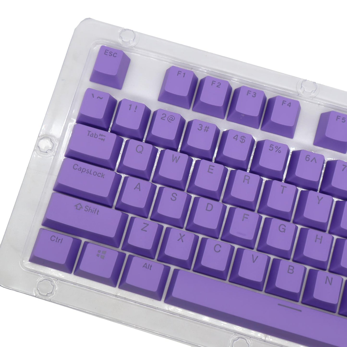 DIY PBT 104 Keys Keycaps for 61 64 72 98 Gaming Mechanical Keyboard Purple
