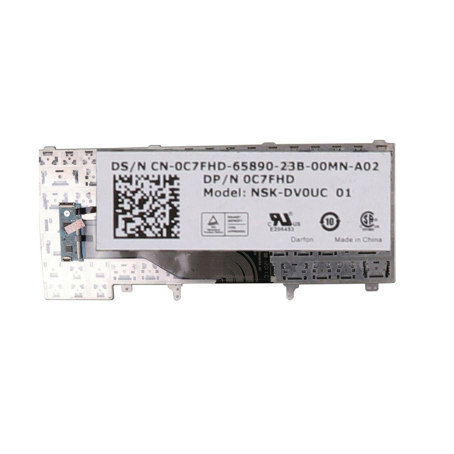 Black Laptop US Layout Keyboard Replace for Dell Latitude E5420 E6420 E6430