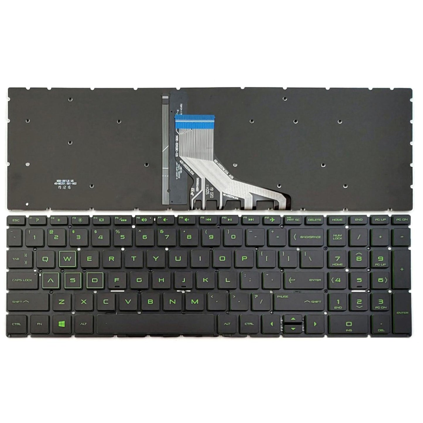 Keyboard with Backlit Laptops Supplies for Gaming Pavilion 15-CX 15-CX0010CA