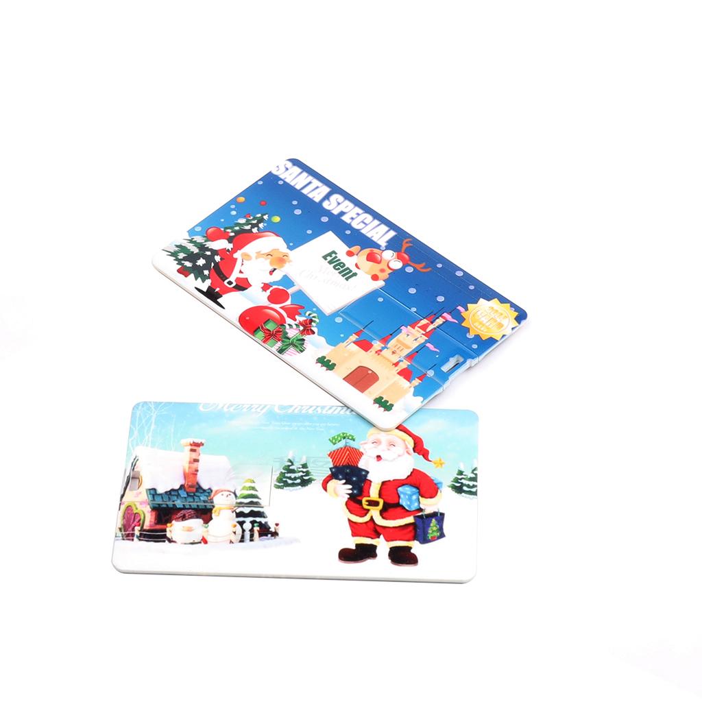 Christmas Card Shaped USB Flash Drive Thumb Drive USB Memory Stick 8GB