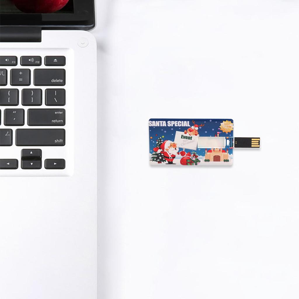 Christmas card USB Flash Drive Thumb Drive USB Drive Memory Stick 2GB