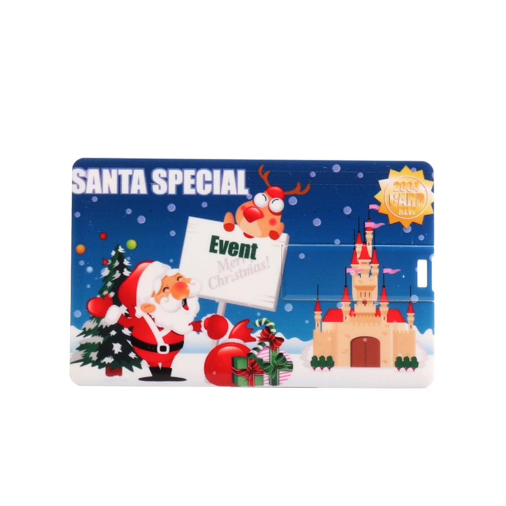 Christmas card USB Flash Drive Thumb Drive USB Drive Memory Stick 2GB