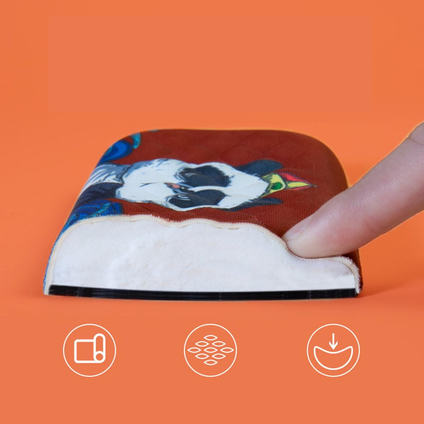 Memory Foam Ergonomic Keyboard and Mouse Wrist Rest Pad Support Easy Typing Mouse Wrist Support