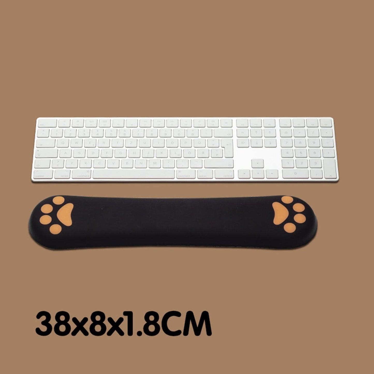 Ergonomic Keyboard Wrist Rest Pad For Laptop PC Computer Cat Paw Black