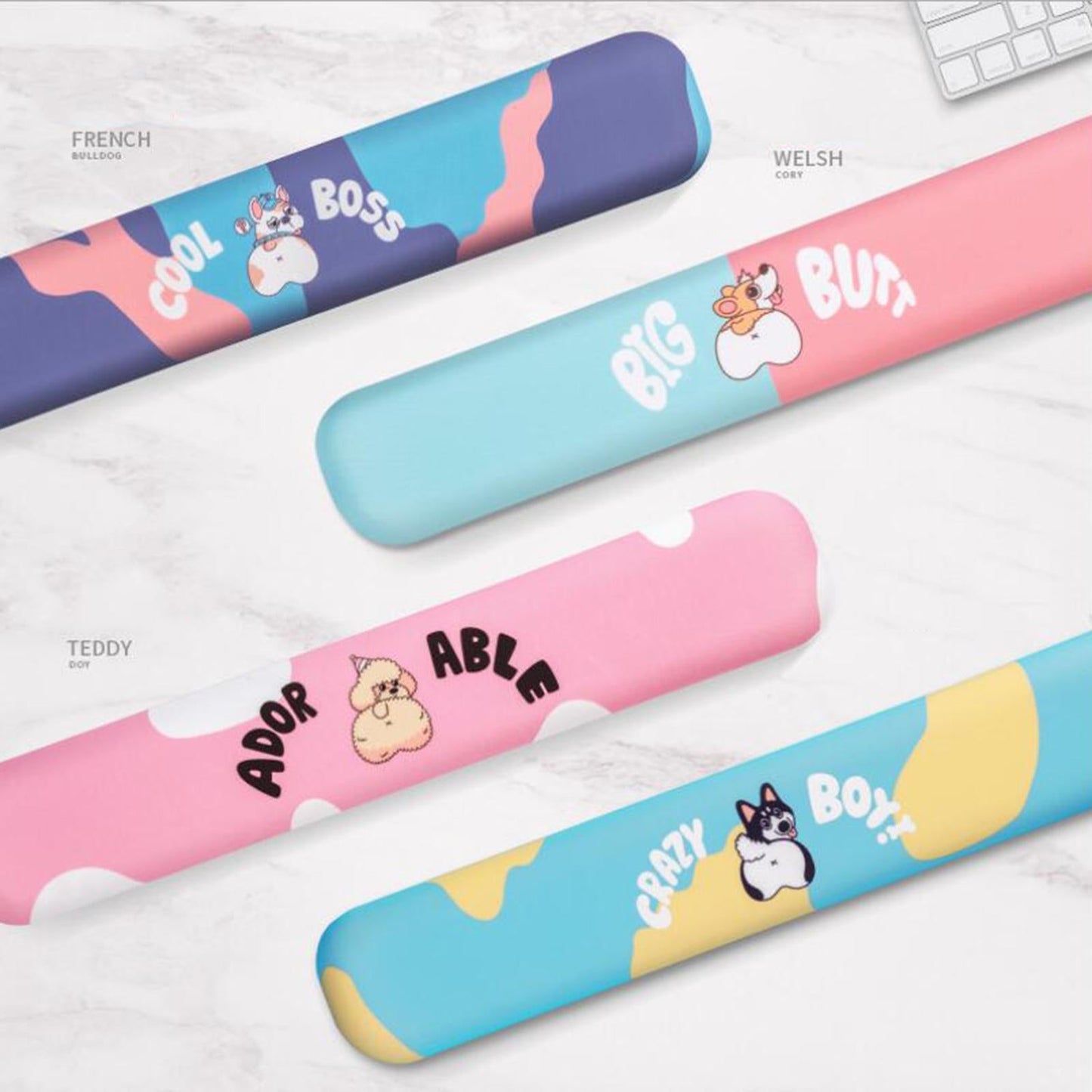 Cute Cartoon Keyboard Wrist Rest Pad For Laptop PC Computer Corgi