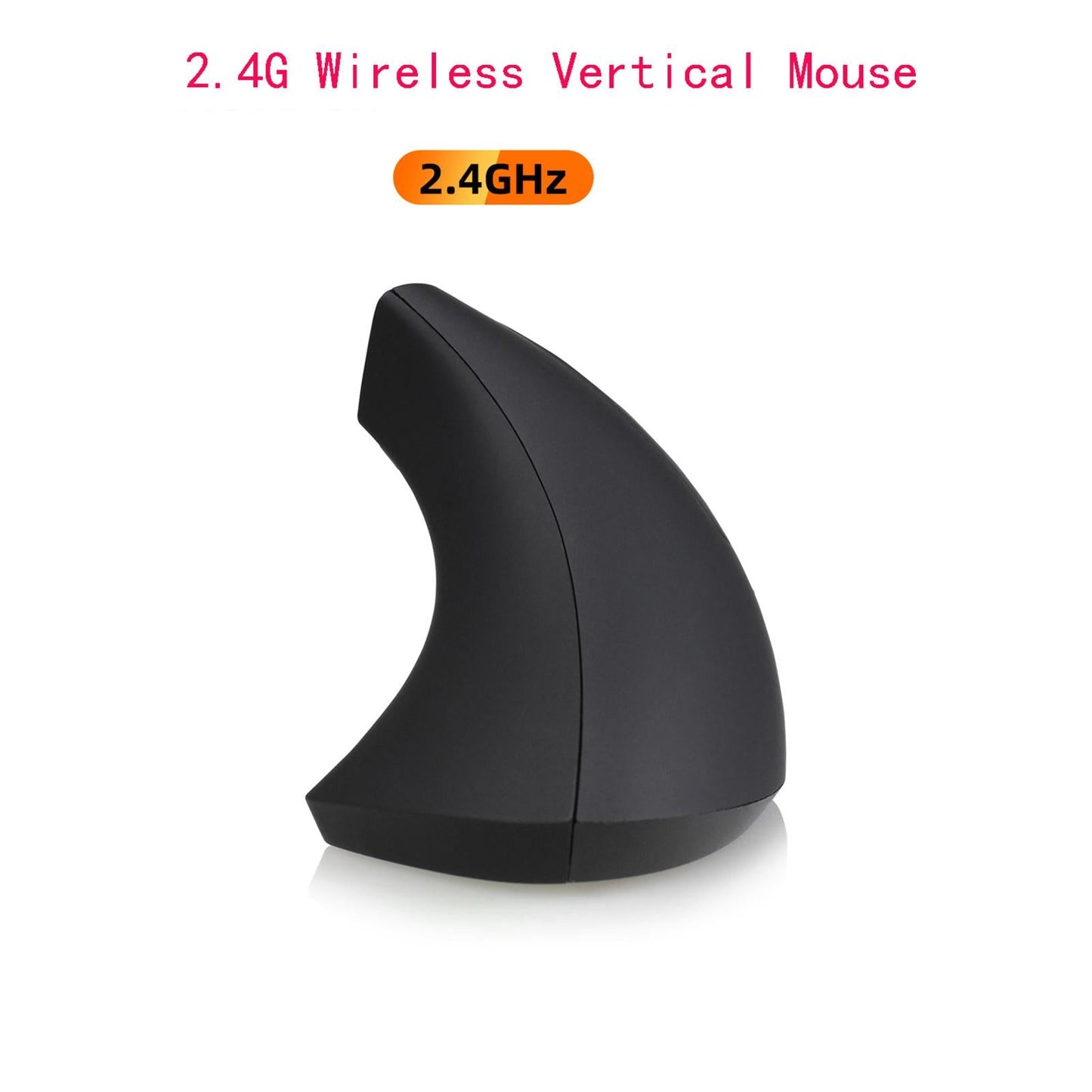 2.4G Vertical Wireless Mouse 6 Buttons Small Mice Reduce Wrist Pain Portable