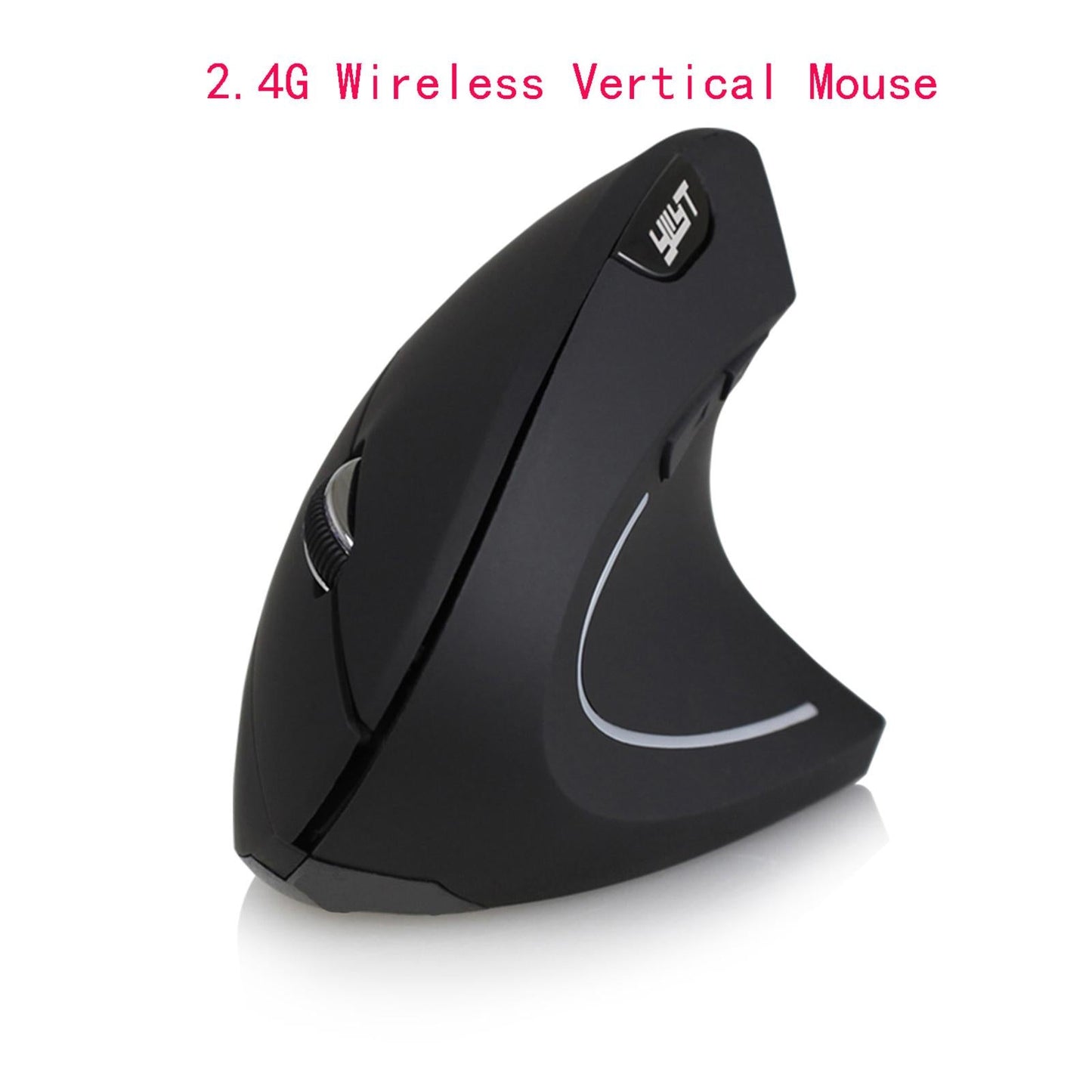 2.4G Vertical Wireless Mouse 6 Buttons Small Mice Reduce Wrist Pain Portable