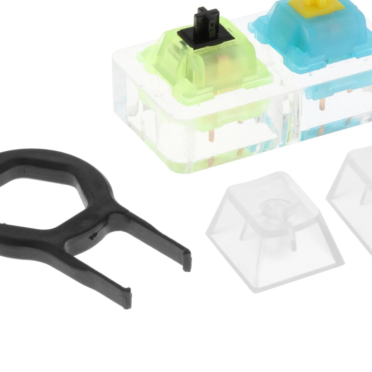 Translucent Keycaps Mechanical Keyboard Switch Tester Testing Tool 2 Keys