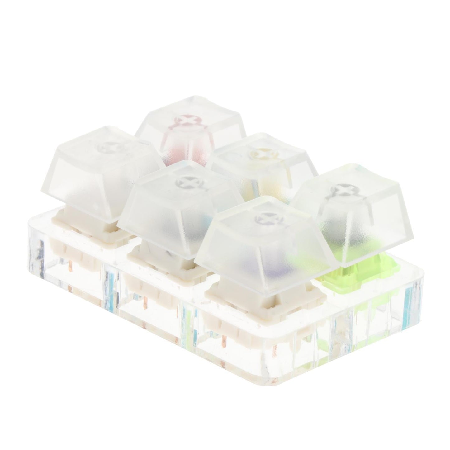 Translucent Keycaps Mechanical Keyboard Switch Tester Testing Tool 6 Keys