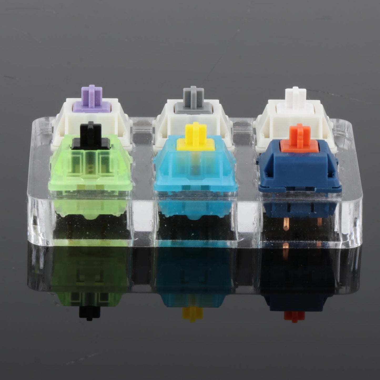 Translucent Keycaps Mechanical Keyboard Switch Tester Testing Tool 6 Keys