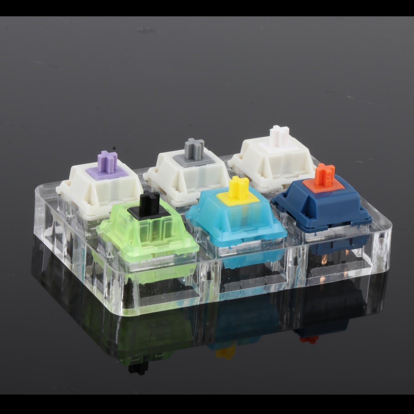 Translucent Keycaps Mechanical Keyboard Switch Tester Testing Tool 6 Keys