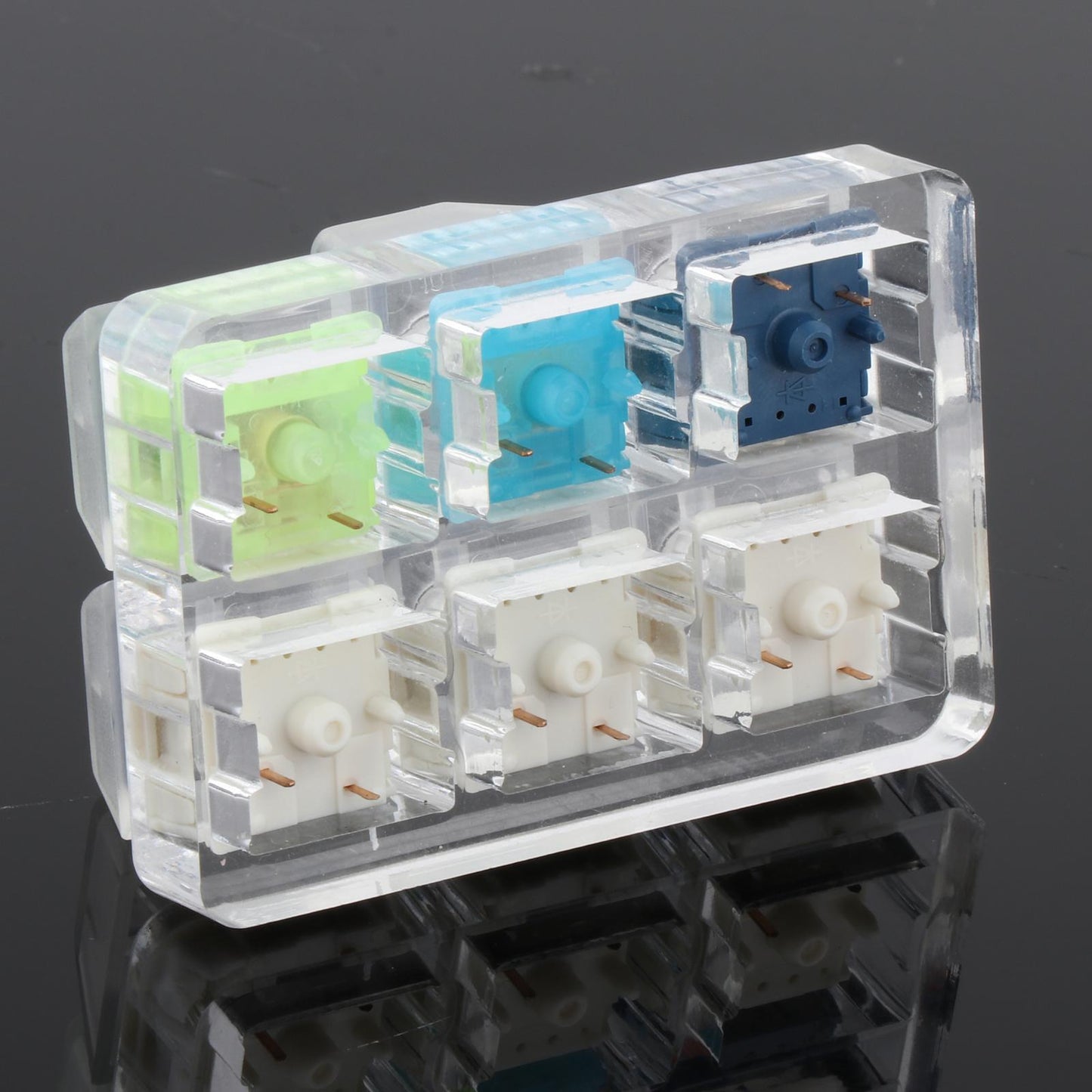 Translucent Keycaps Mechanical Keyboard Switch Tester Testing Tool 6 Keys