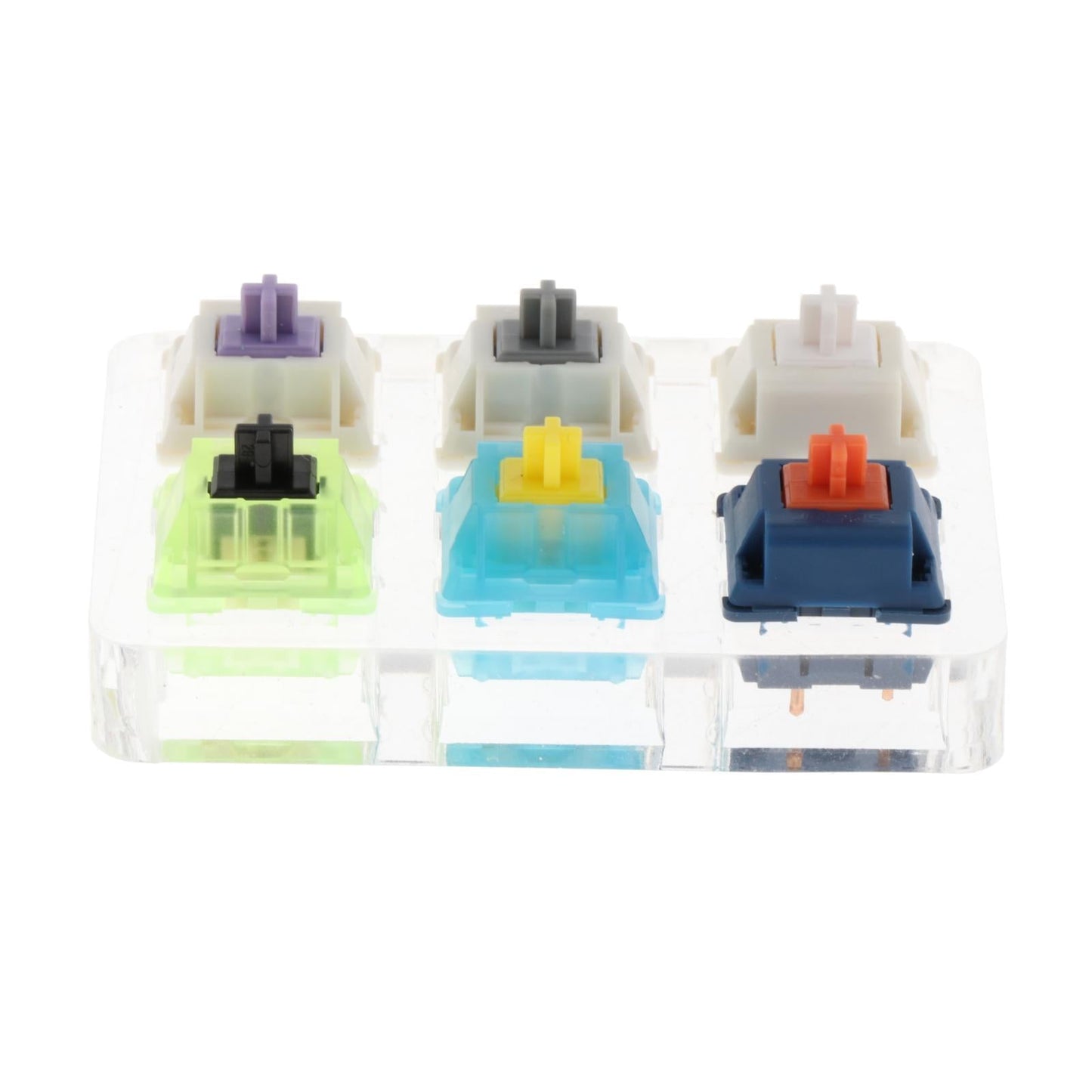 Translucent Keycaps Mechanical Keyboard Switch Tester Testing Tool 6 Keys