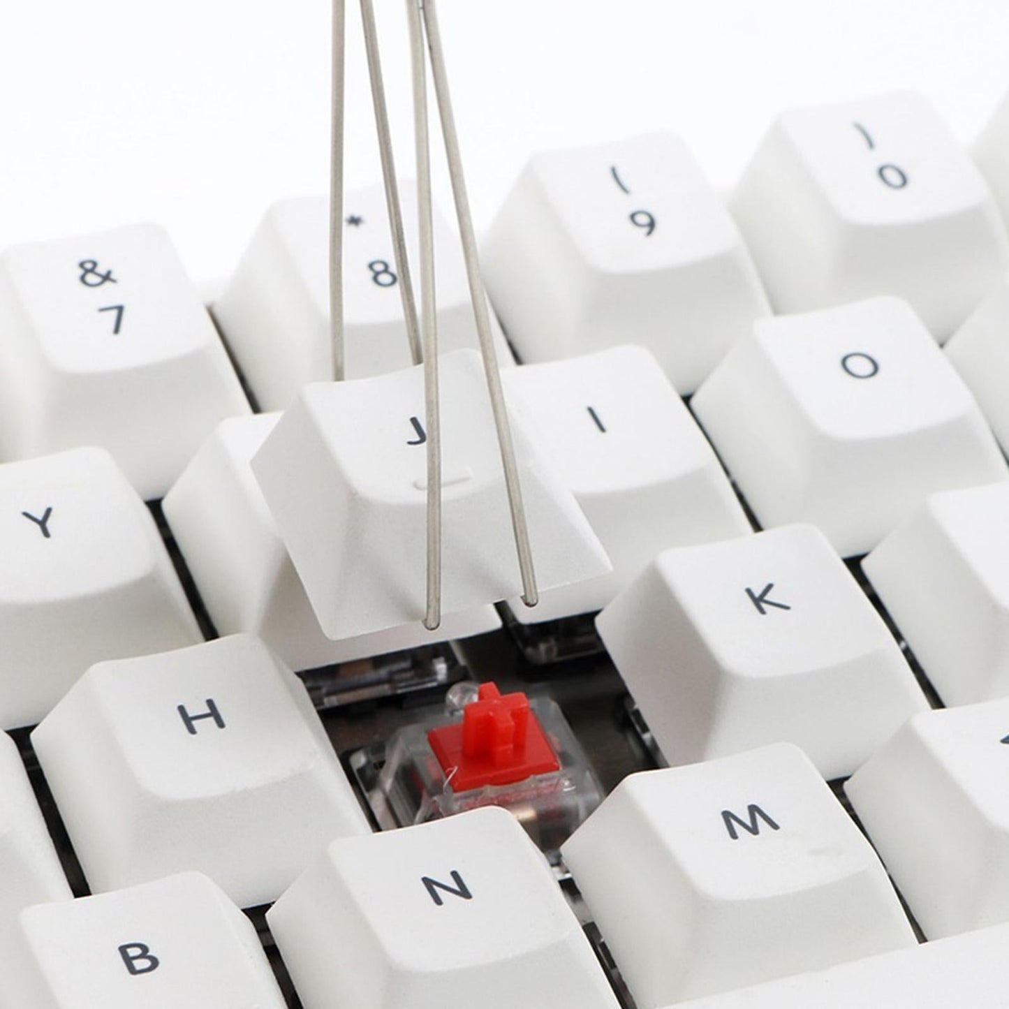 Portable Keycap Puller Switch Remover for Mechanical Keyboard 3 in 1 Red