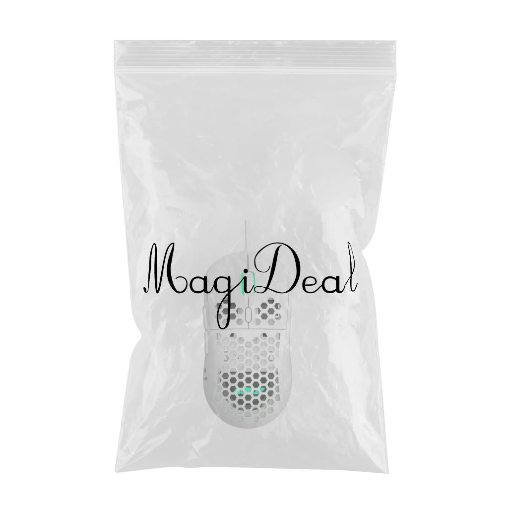 RGB Gaming Mouse Wired Honeycomb Shell Design Mice for Laptop White