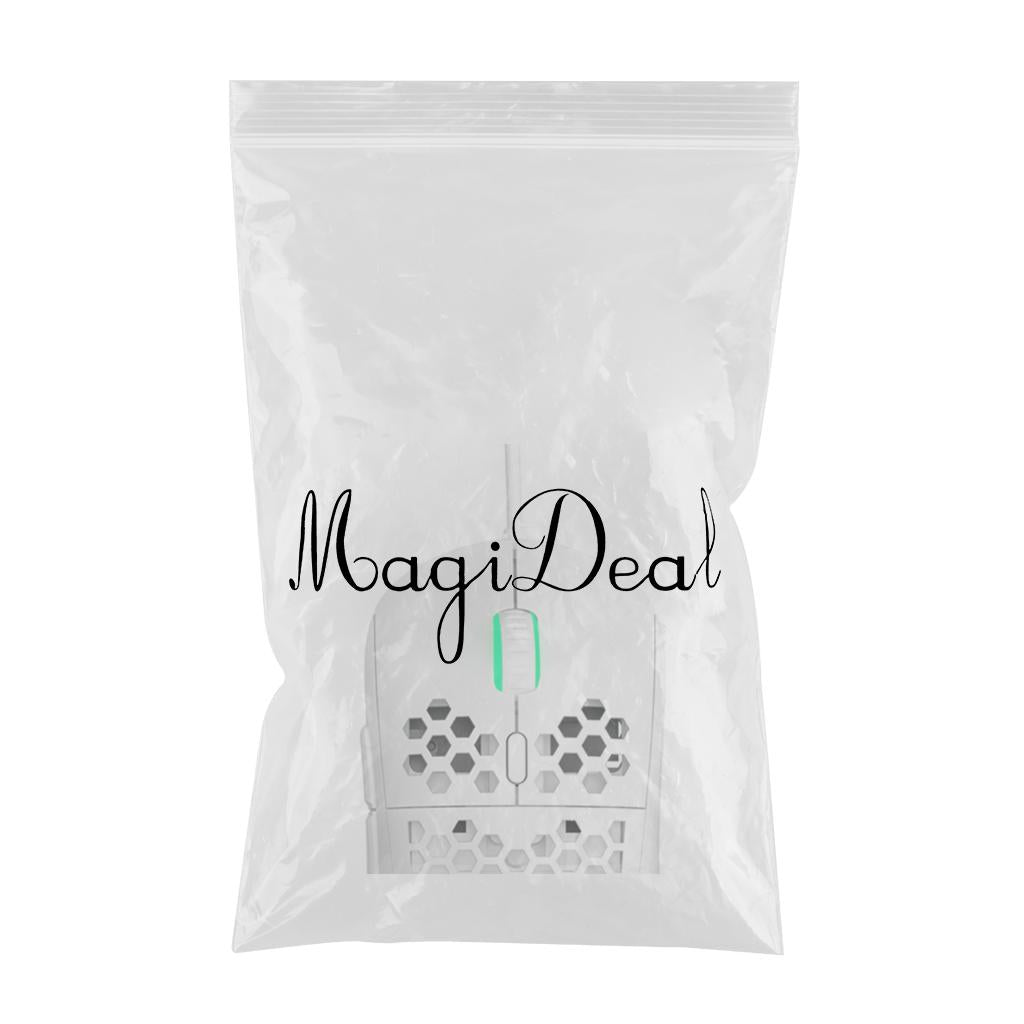 380R RGB Gaming Mouse Wired Honeycomb Design for Laptop Breathable 65g White