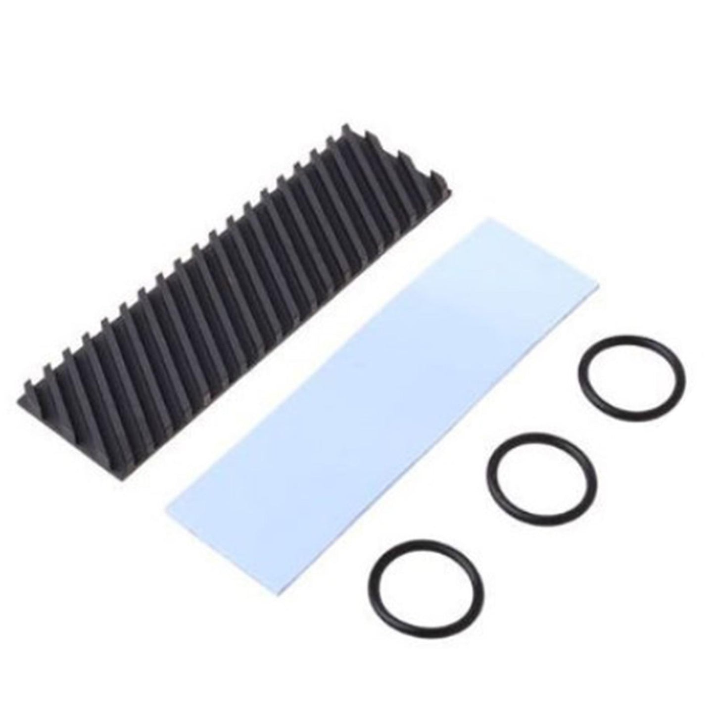 M.2 2280 Pure Copper Graphene SSD Heatsink w/Thermal Pad Cross grain 2.0mm