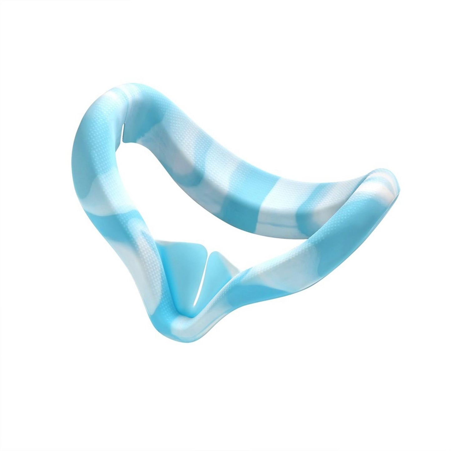VR Face Silicone Cover Cushion Eye Pad for Quest 2 VR Headset White Blue