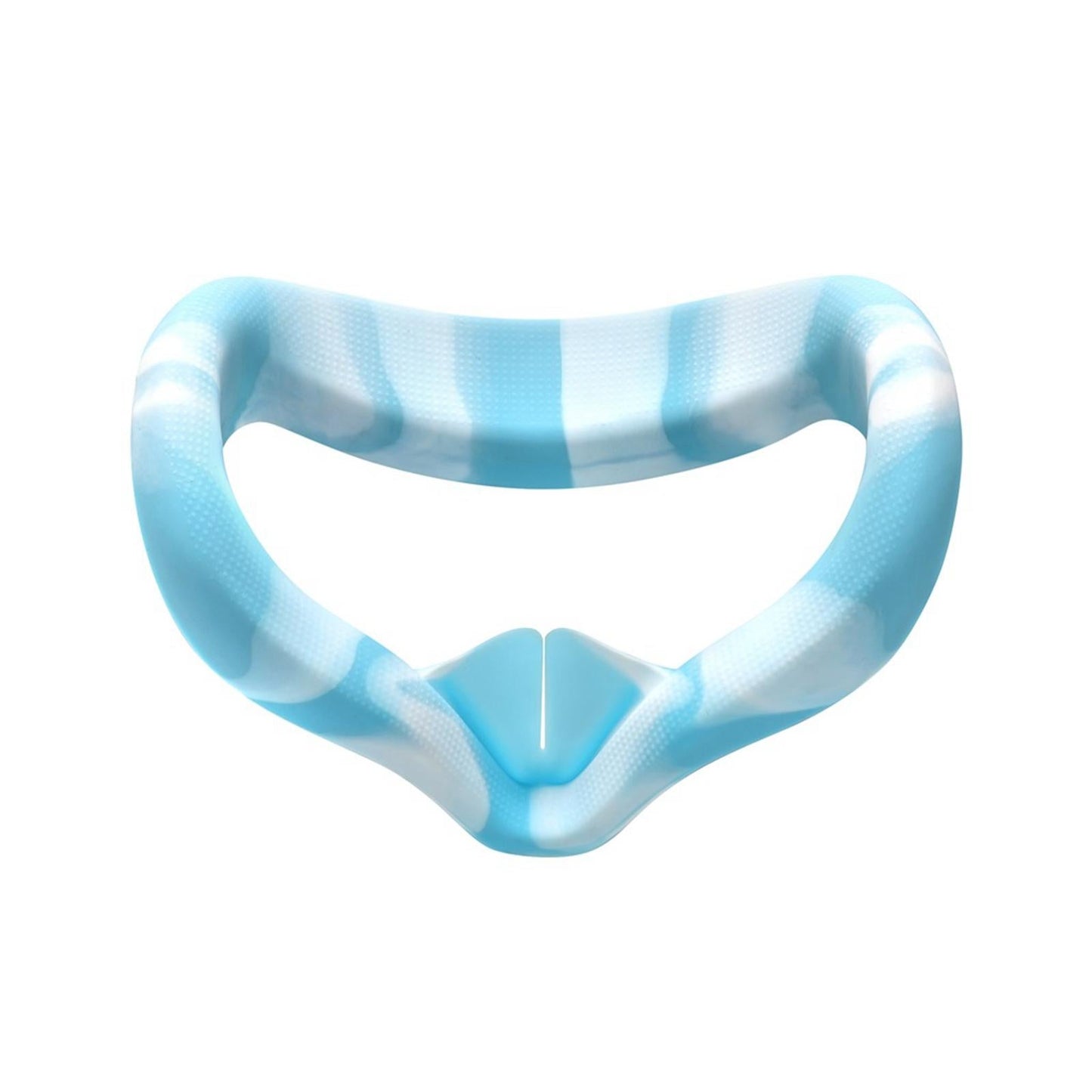 VR Face Silicone Cover Cushion Eye Pad for Quest 2 VR Headset White Blue