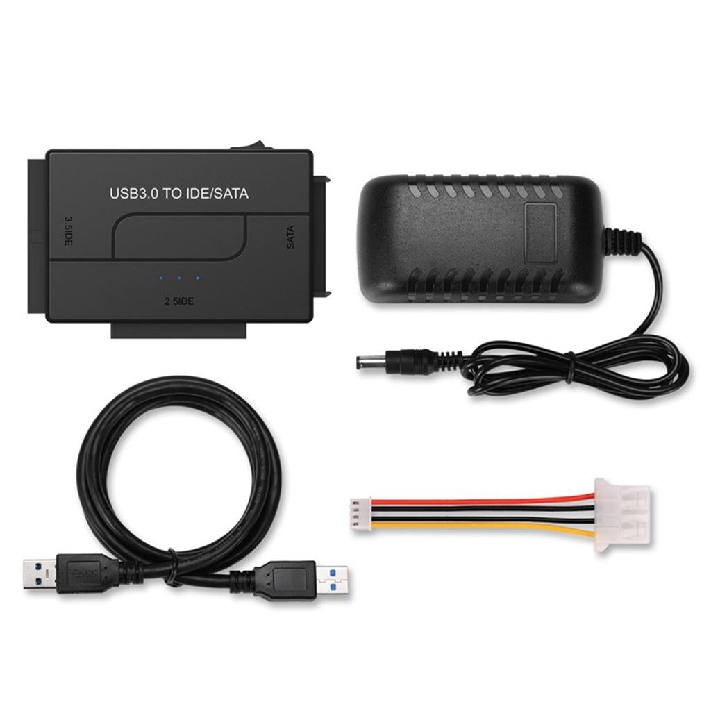 3-In-1 SATA/IDE to USB 3.0 Adapter Kit Fits for 2.5/3.5" Inch IDE and SATA"