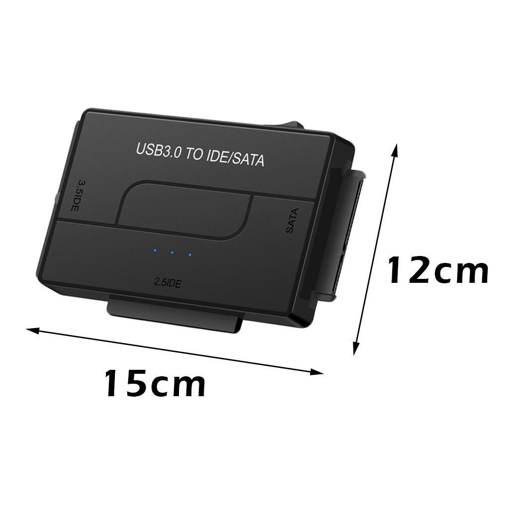 3-In-1 SATA/IDE to USB 3.0 Adapter Set Fits for 2.5/3.5" Inch IDE and SATA"