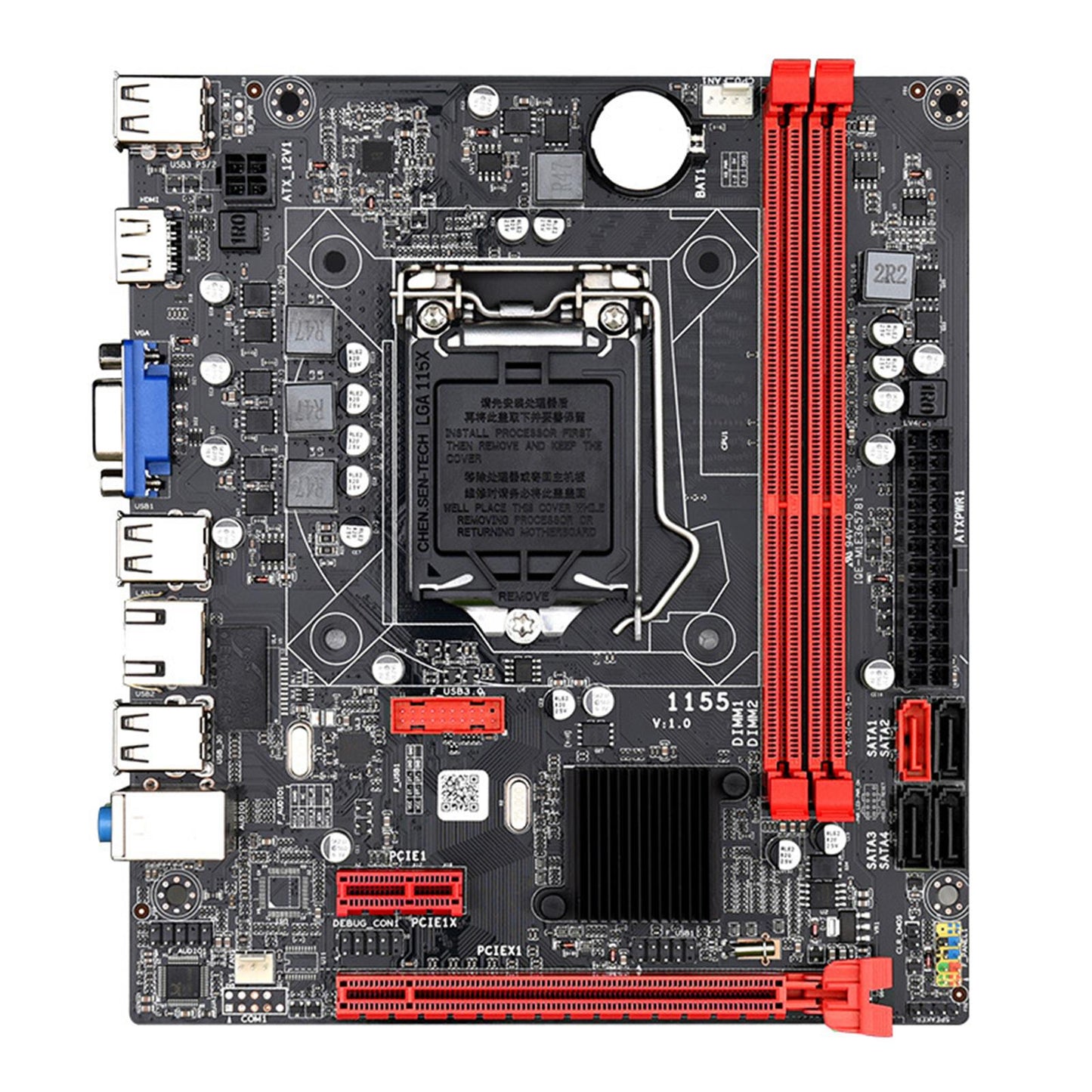 Gaming Motherboard Hard Disk Fast Ethernet DDR3 CPU LGA 1333MHz for Desktop