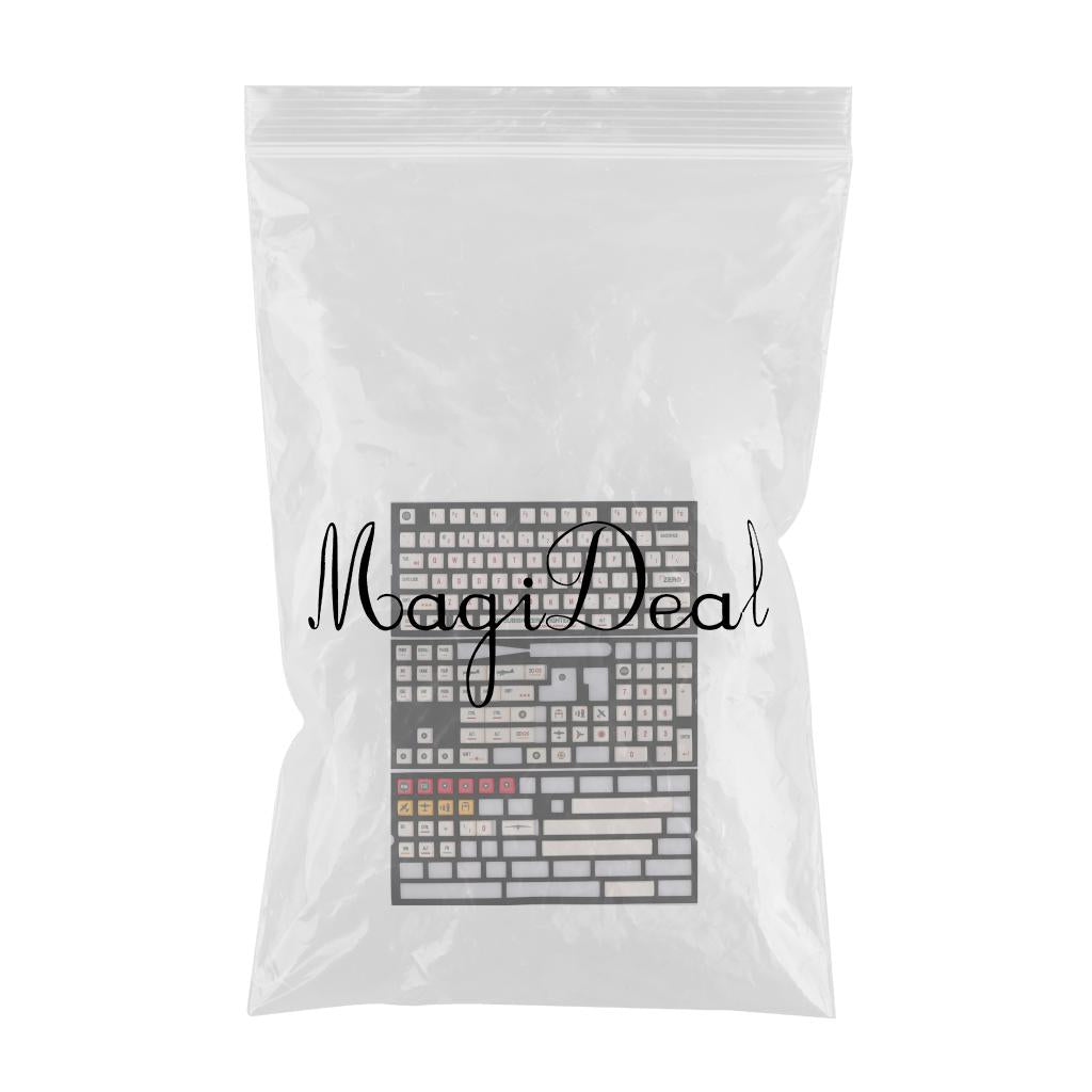 148 Keys Mechanical Switch Keyboard Keycaps Kit Thick Layout DIY Office