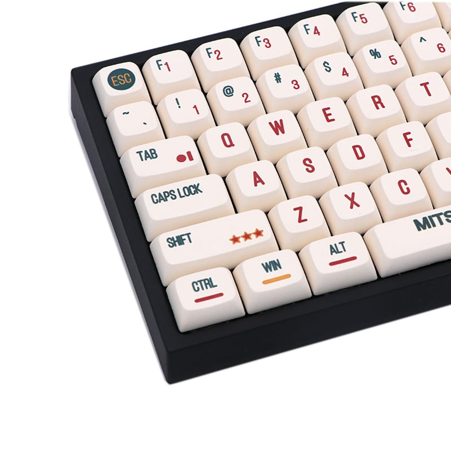 148 Keys Mechanical Switch Keyboard Keycaps Kit Thick Layout DIY Office