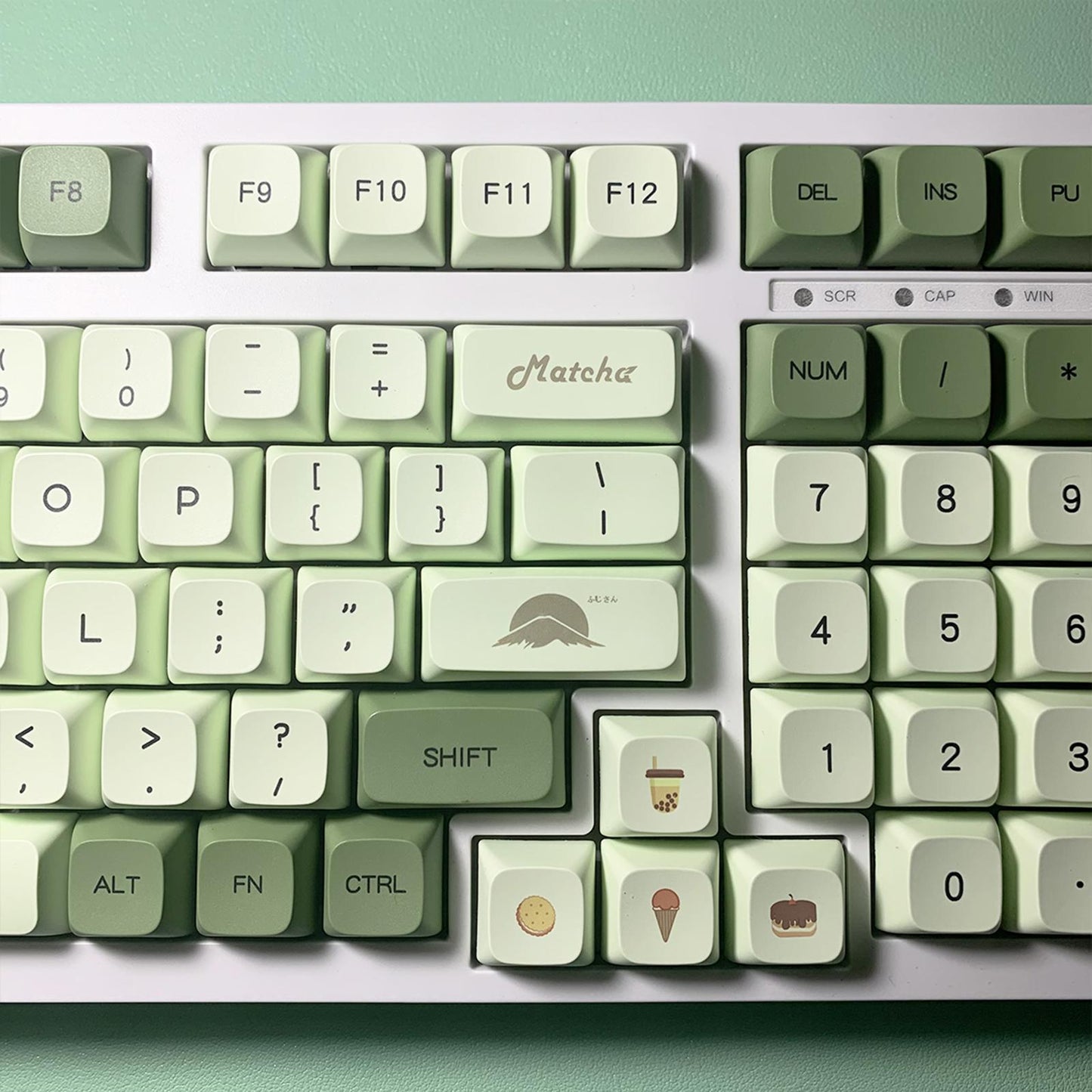 PBT 124 Keys Keycaps Cover for 61 64 72 Mechanical Keyboard Durable English