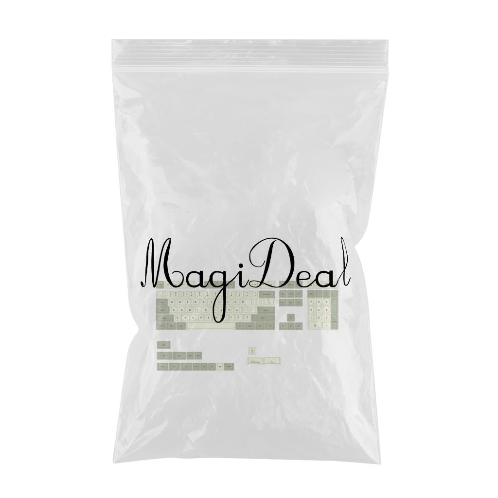 PBT 124 Keys Keycaps Cover for 61 64 72 Mechanical Keyboard Durable English