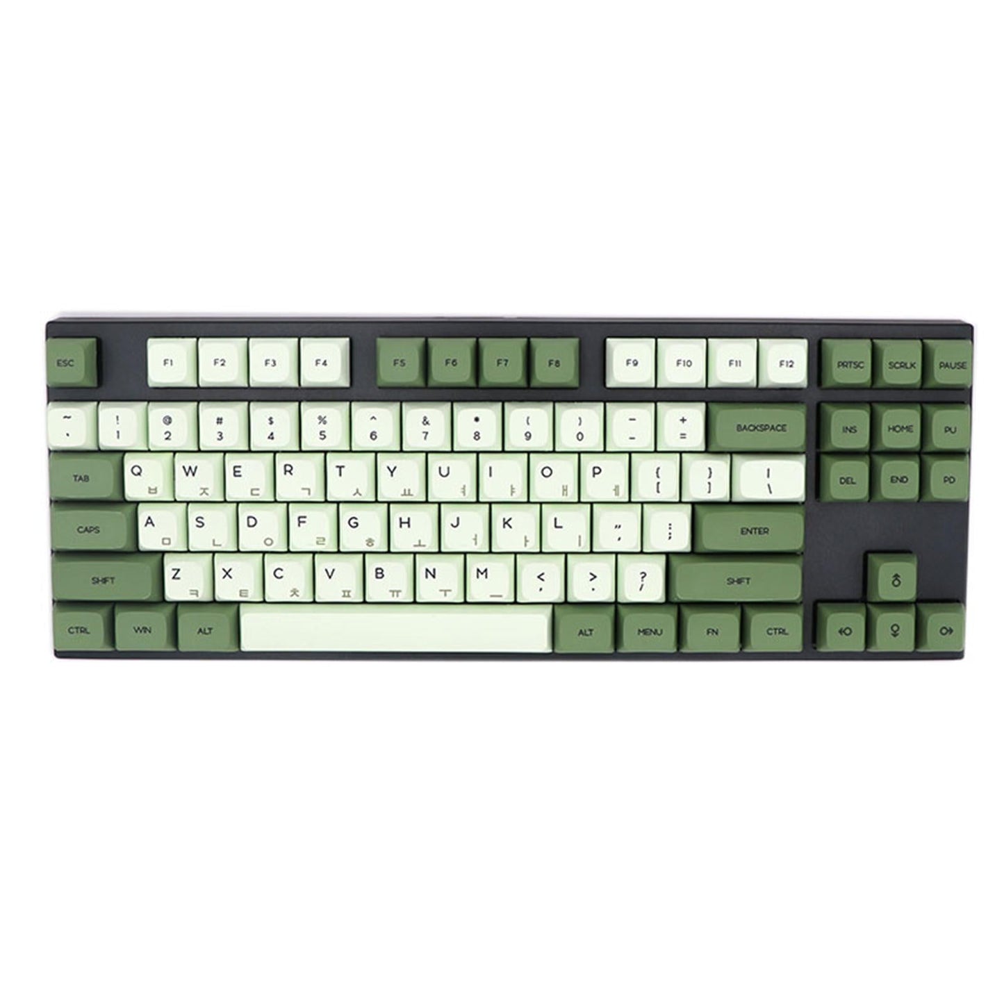 PBT 124 Keys Keycaps Cover for 61 64 72 Mechanical Keyboard Durable Korean