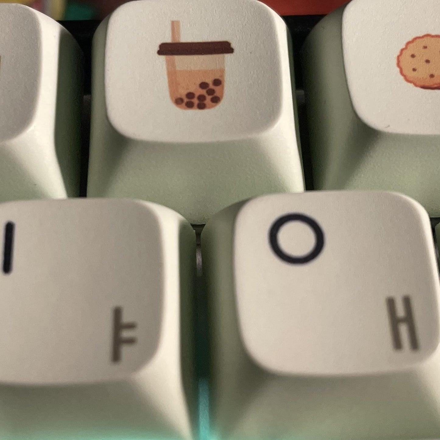 PBT 124 Keys Keycaps Cover for 61 64 72 Mechanical Keyboard Durable Korean